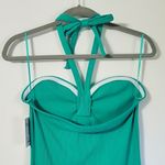 Nine West Womens Sweetheart neckline Bodycon dress Green Size L NWT Photo 10