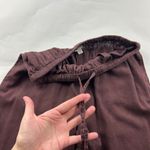 A New Day  Raisin Brown Linen Blend Wide Leg Lounge Pant S Photo 3