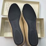 Anne Klein Women's Luci Cap Toe Ballet Flats- Size 10- Nude and Black Photo 11