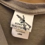 Simply Southern  Classy‎ Happy Lake Paddle T-Shirt Grey Large Photo 3