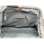 Badgley Mischka NWT  Wrapped Frame Clutch Vegan Faux Leather Grey Photo 5