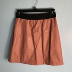 Forever 21  Blush Pink Faux Leather Skirt Photo 0