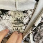 Varley  Anthropologie Ashland Sleeveless Marbled Open Back Sport Hoodie #MBG Photo 4