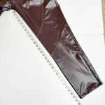 Jordan X Maison Chateau Rouge NEW $100 Womens Crop Faux Leather Pants Size 4 Photo 15