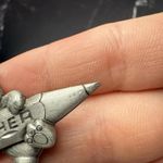 Signed JJ No. 1 Teacher Pencil With Teddy Bear Brooch Pin Jonette Jewelry Silver Photo 10