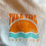 Pura Vida Tan Hoodie with Orange Design Size L Photo 2
