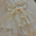 Princess Polly  White Strapless Romper Photo 1