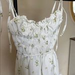House Of CB House of‎ CB CHRISTABEL Ivory Floral Shirred Midi Dress NWOT size XS Photo 7