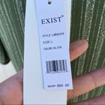 Exist olive long maxi cold Shoulder dress Size Large NEW Photo 6