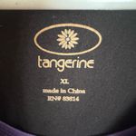 Tangerine  Black and Purple Fern Tank Top Photo 2
