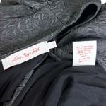 LISA SAYS GAH Gianna Rosette Print Midi Dress, Black, Large Black Photo 11