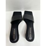 Good American Womens Sandal Size 9 Ombre Black Block Heel Square Toe Slides Photo 6