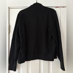 Banana Republic  Lenzing Classic Black Knit Bomber Jacket Size Large NWT Photo 3