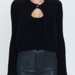 Pistola $158 NEW - Emilie Halter Cardigan Set in Midnight Size Small Photo 0