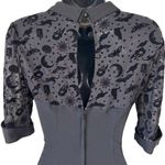 Collectif 50s Wednesday Magic Mesh Pencil Dress in Black Size XS Photo 13