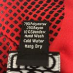 Clara Sunwoo Tunic Black Red Tie Twist Front Womens Size Large Photo 4