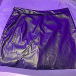 SheIn Plus Leather Skirt Photo 0