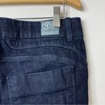 Dylan George Dark Wash Low Mid rise slim straight leg denim jeans womens 29 Blue Photo 6