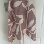 GERSHON BRAM Tunic Top Medium Sleeveless Pink Floral Asymmetrical High Low Hem Photo 8