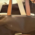 Michael Kors Dark Brown Backpack with Tan Trim Photo 3