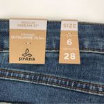 prAna Jean Women 28 Blue Mid Rise Skinny Organic Gorpcore Cottagecore Basic NWT Photo 13