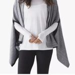 Lululemon EUC  Vinyasa Wrap Scarf Grey Black Photo 8