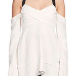 Proenza Schouler  Cream Black Cold Shoulder Blouse Photo 0