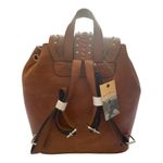 Western Embossed Faux Leather‎ Backpack Tan Photo 12