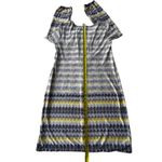 Emma & Michele  Women's Dress Bell Long Sleeve Black Abstract Print Size‎ XL Photo 5