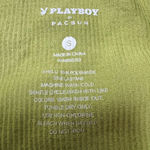 Playboy by PacSun Crop Top Camisole S Lime Green Photo 2