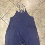 FP Movement Hot Shot jumpsuit Sz S Oversized Boho Cottagecore Casual Preppy Blue Photo 4