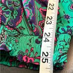 Aerie  Paisley Jogger style Pants in Green and Pink size M Photo 13