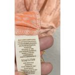 Free People Peach Orange Ombre Burnout Beaded Hem Scoop Neck Top Medium Light Photo 7