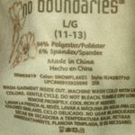 No Boundaries No Bo L Navy Gray Leggings Photo 1