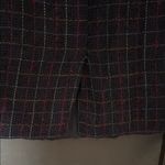 Chic Black and Red Plaid Pencil Skirt Size 6 Photo 3