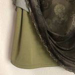 SheIn Fairycore Green Floral Print Midi Skirt Photo 4