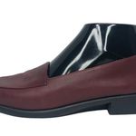 Aerosoles Red Wine Square Deal Soft Leather Loafers - Size 7.5 - Women Photo 3