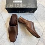 NIB Modellista Brown Leather Slip Photo 6