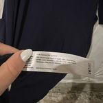 Eileen Fisher  Navy Blue Button Up Shirt Size Medium Photo 5