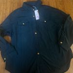 Dokotoo Womens Corduroy Shirts Casual Button Down Blouses Long Sleeve Oversized Tops with Pockets Photo 0