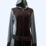 Ecko Red Vintage Y2K velour hoodie dress Size Medium Gray Photo 1