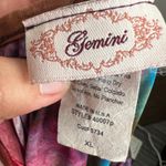 Vintage Galaxy Print Babydoll Top 2000s Whimsical Tumblr Indie Sleaze XL Photo 3