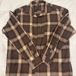 Brown flannel shirt Size L Photo 0