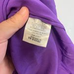 Alice + Olivia  purple tie dye kimono dress mini beach Kaftan 100 % Silk Size S Photo 8