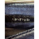 Susan Graver  Cropped Back Fringe Denim Jeans Size 22W petite casual everyday Photo 6