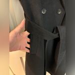 Avec Les Filles NWOT  Belted Longline Coat Color Black Size M Photo 2