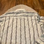 White Horse Size Small Western Floral Pearl Snap White Floral Stripe Womens Long Photo 8