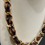 House Of Harlow/Piper K Animal Print Necklace and Bracelet Set Gold Photo 6