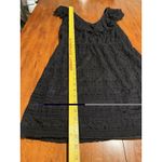 My Michelle Y2K  Black Lace Ruffle Dress Large Women’s Cap Sleeve Whimsy L Junior Photo 6