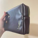 YSL Yves Saint Laurent Faux Leather VIP Exclusive Beauty Cosmetic Bag Purple Photo 2